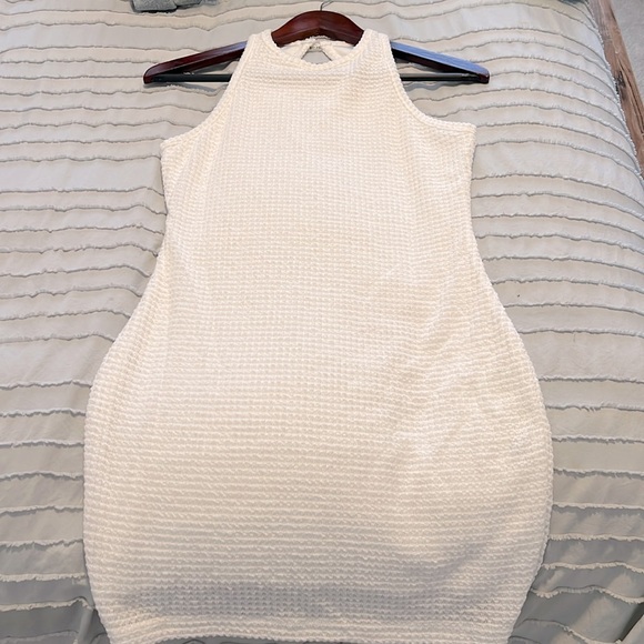 SHEIN Dresses & Skirts - SIZE MEDIUM WHITE KNIT SHEIN DRESS. selling for $5.